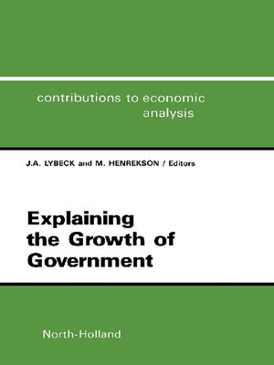 cover image of Explaining the Growth of Government